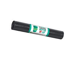 Мешки для мусора 160 л, черные, в рулоне 10 шт., ПВД, 25 мкм, 1100х800 мм, GRIFON, 101-031 в Чите