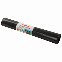 Мешки для мусора 240 л, черные, в рулоне 10 шт., ПВД 50 мкм, 1400х900 мм, LAIMA, 605337 в Чите
