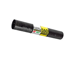 Мешки для мусора 160 л, черные, в рулоне 25 шт., ПВД, 40 мкм, 1100х800 мм, GRIFON, 101-030 в Чите